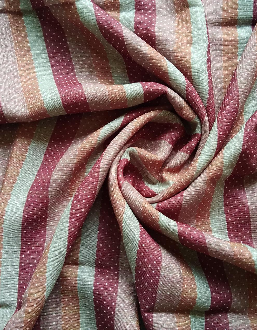 Multicolor Linen Unstitched Fabric for Men & Women's Shirt/Kurta/Top/Kameez FB4