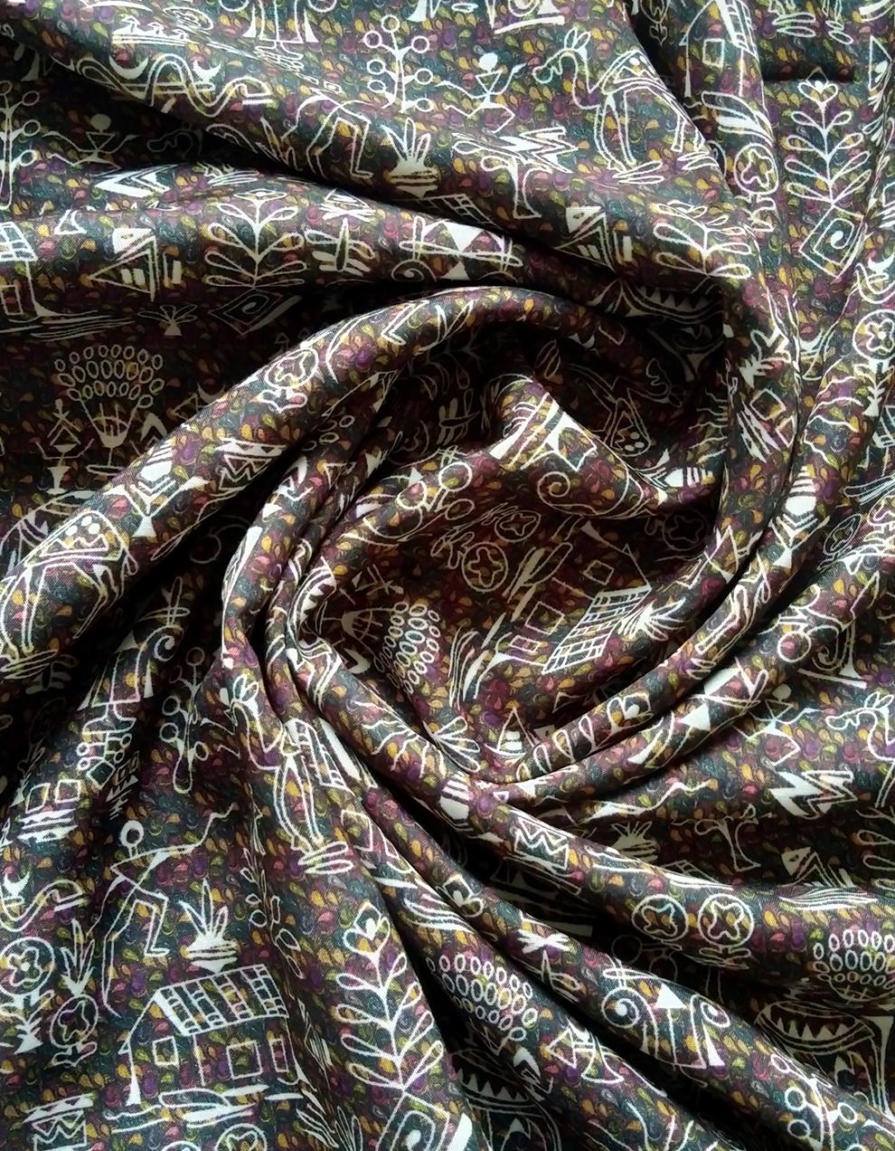 Multicolor Cotton Silk Unstitched Fabric for Men & Women's Shirt/Kurta/Top/Kameez FB34