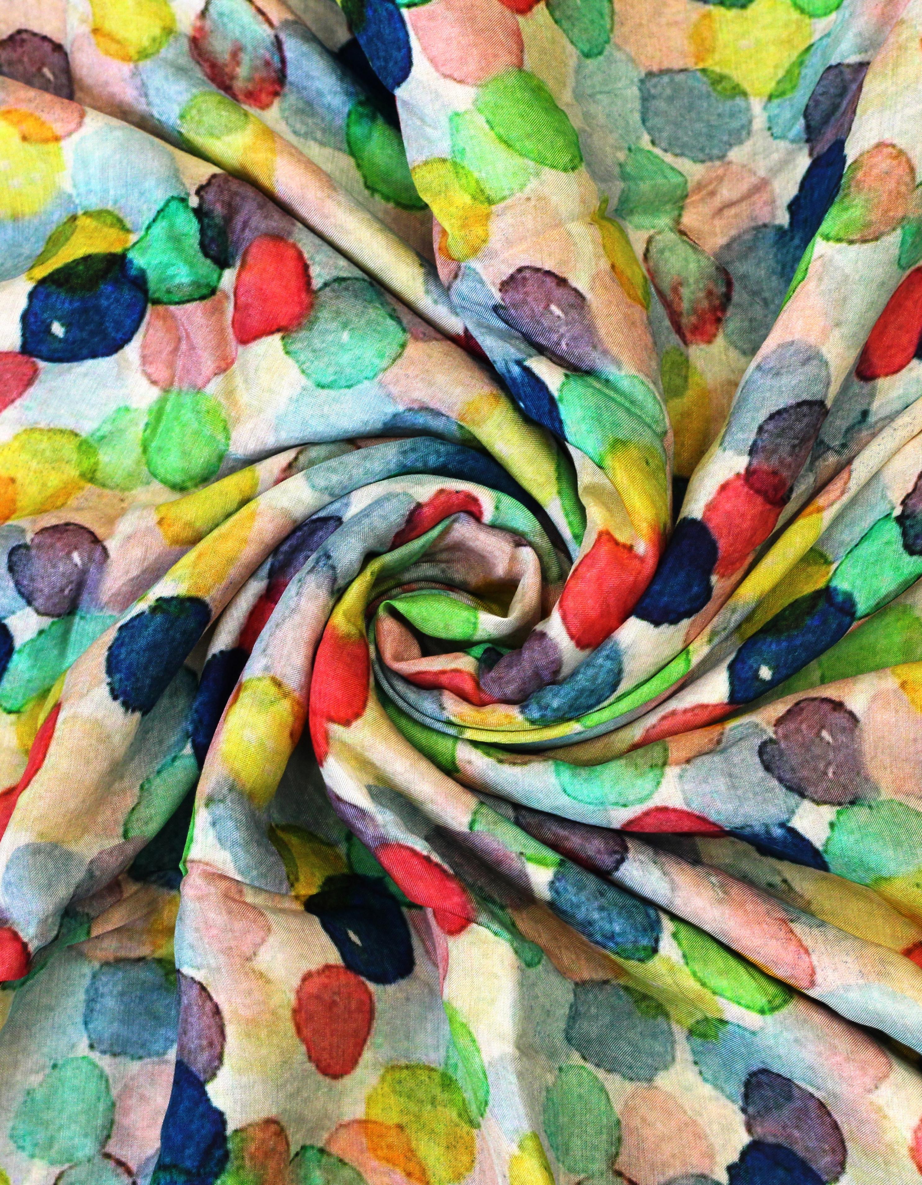Multicolor Muslin Unstitched 2.5 Meters Fabric for Men & Women's Shirt/Kurta/Top/Kameez FB131