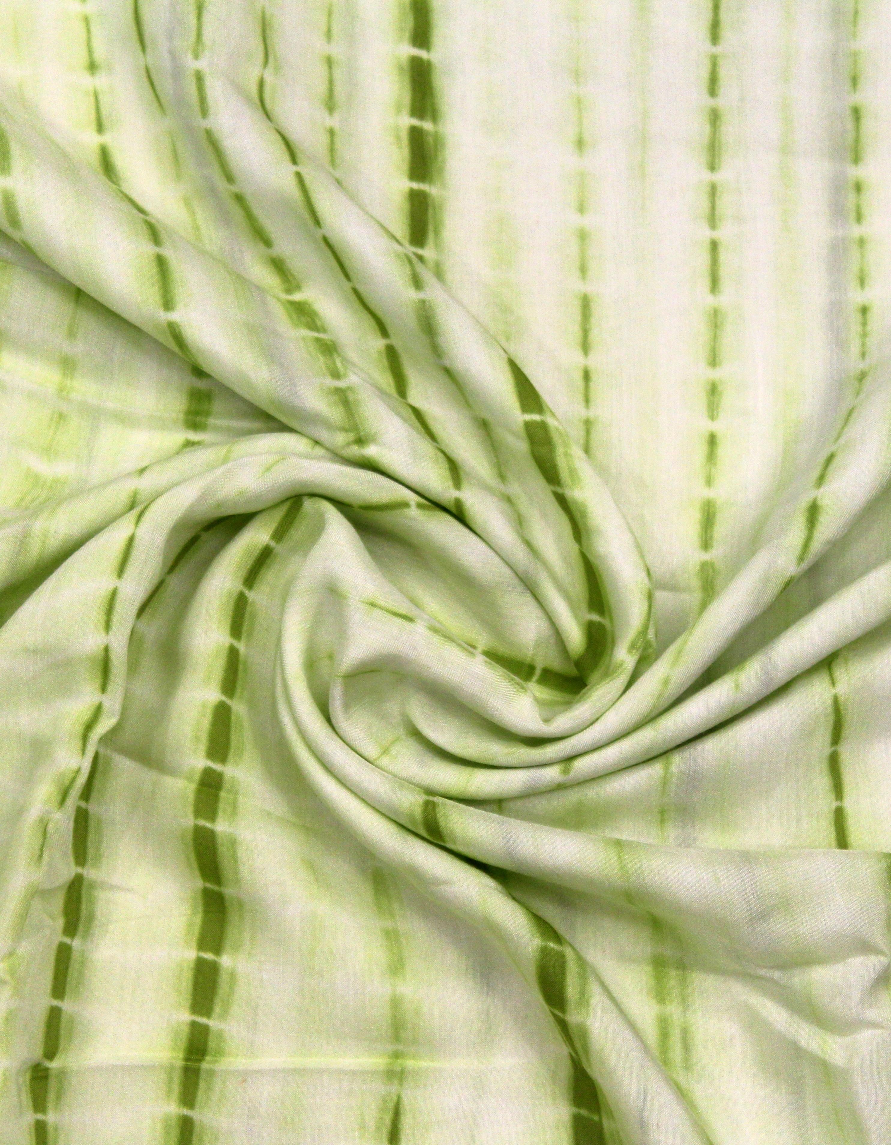 Green Muslin Unstitched Fabric for Men & Women's Shirt/Kurta/Top/Kameez FB113