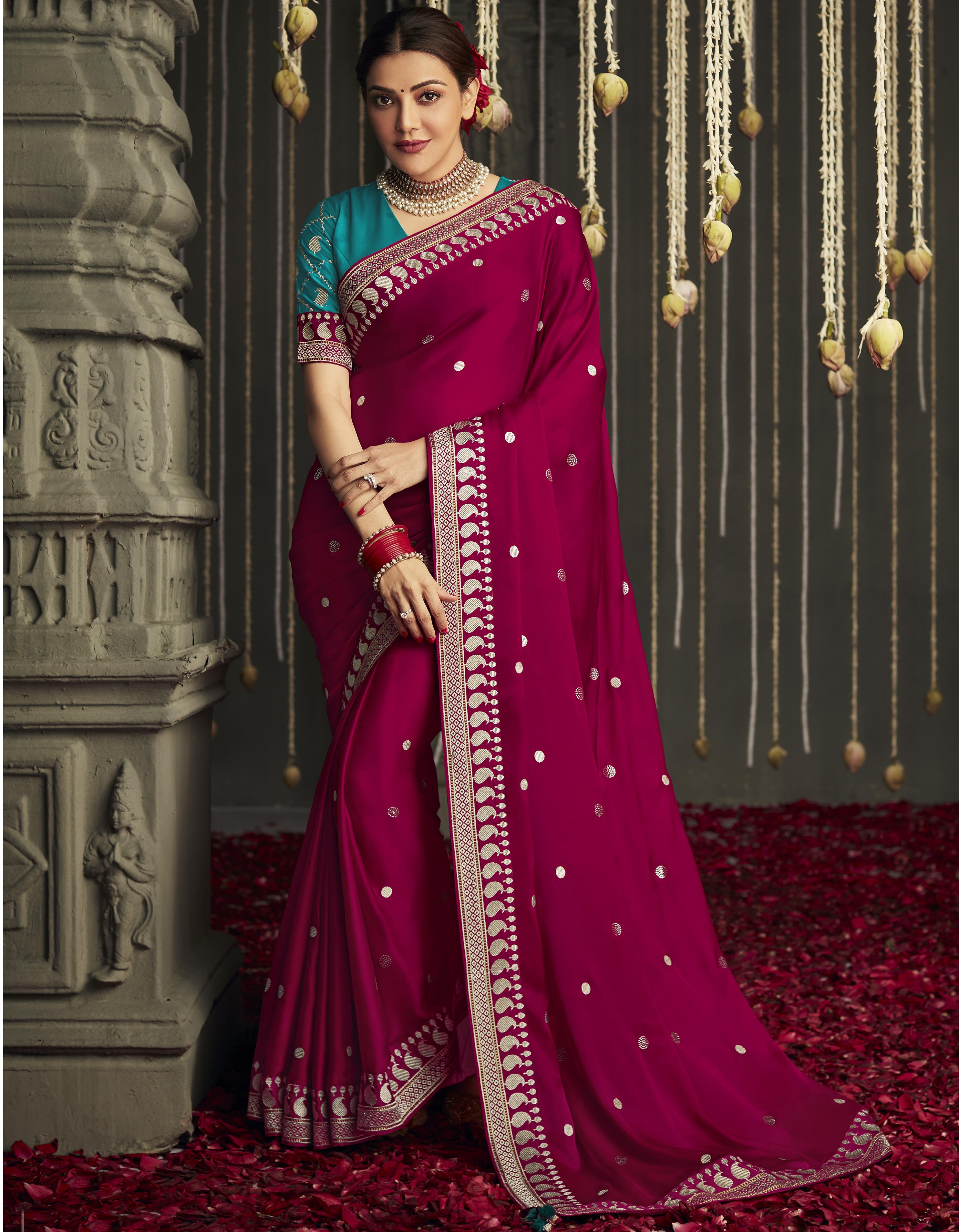 Raani Fancy Silk Saree for Women With Blouse SD27281