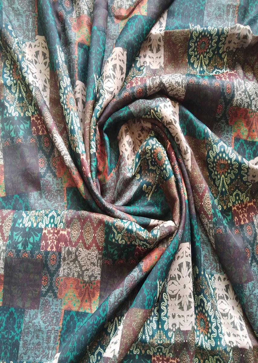 Multicolor Satin Unstitched Fabric for Men & Women's Shirt/Kurta/Top/Kameez FB15