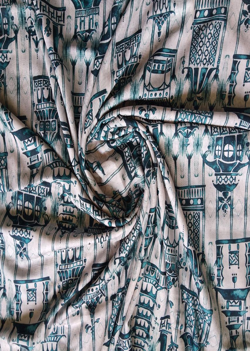 Multicolor Sayro Unstitched Fabric for Men & Women's Shirt/Kurta/Top/Kameez FB21