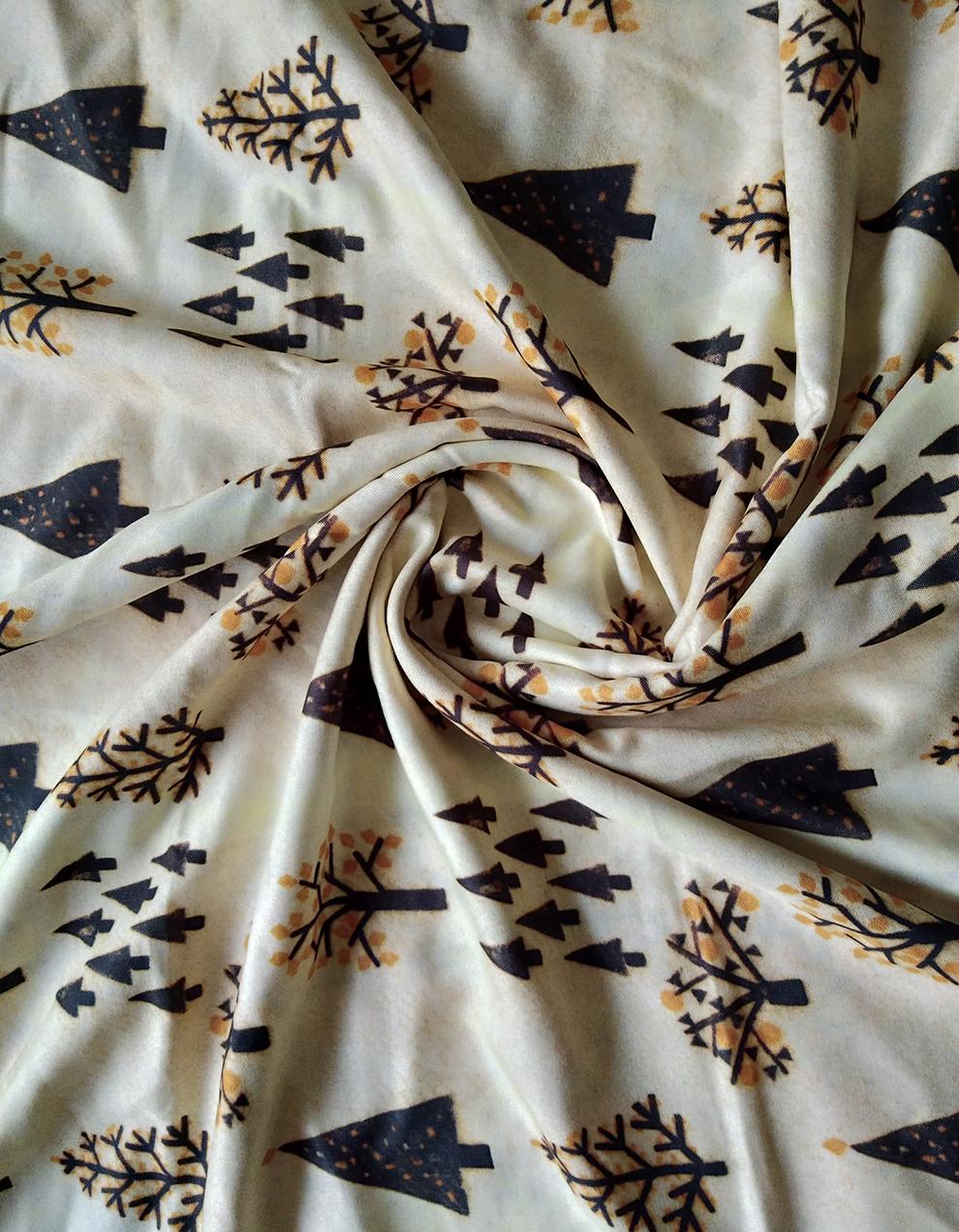 Multicolor Poly Rayon Unstitched Fabric for Men & Women's Shirt/Kurta/Top/Kameez FB46