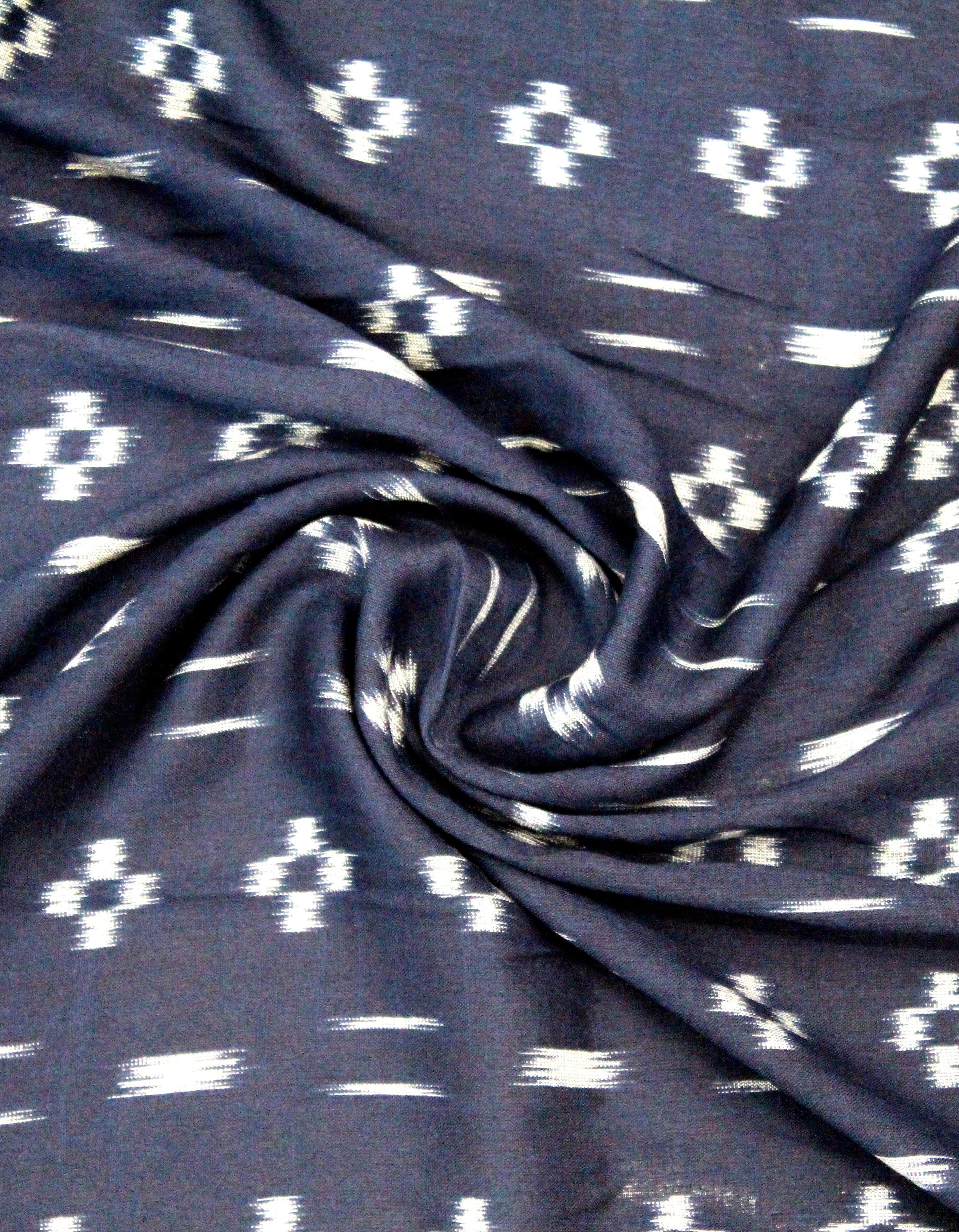 Blue Rayon Unstitched Fabric for Men & Women's Shirt/Kurta/Top/Kameez FB97