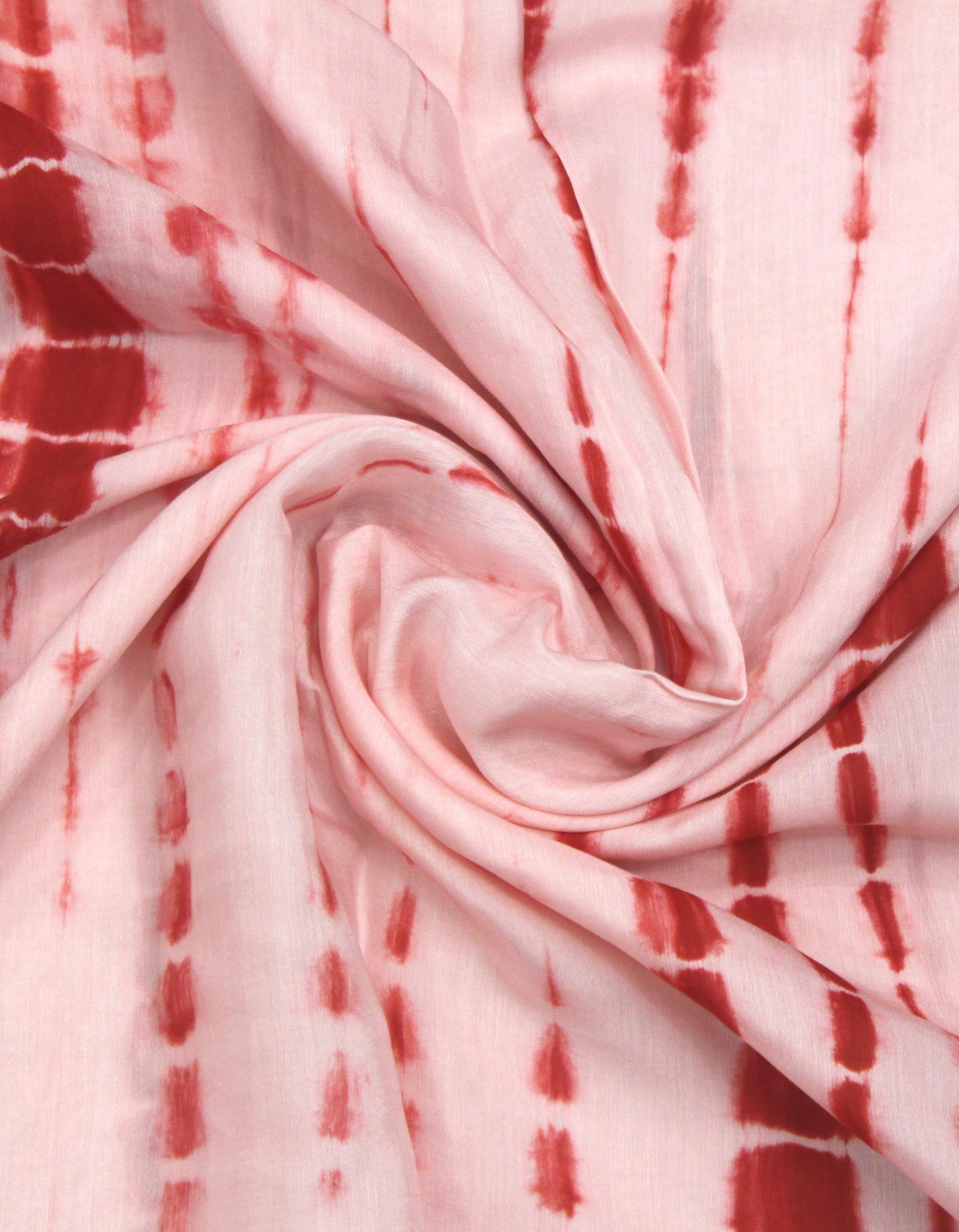 Red Muslin Unstitched Fabric for Men & Women's Shirt/Kurta/Top/Kameez FB115
