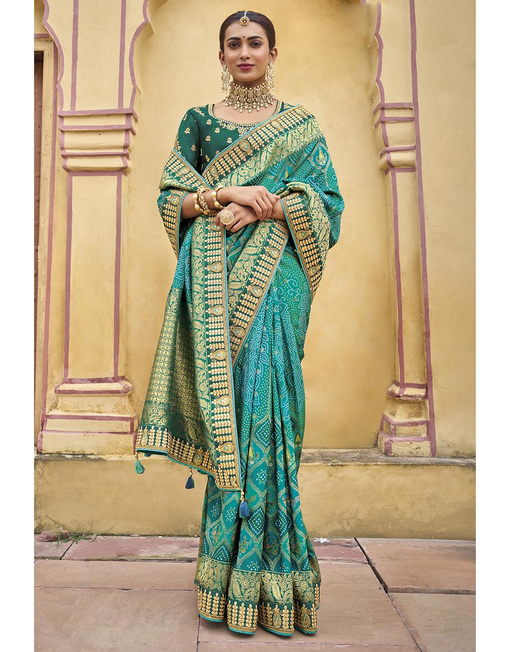 Morpeach Pure Dola Viscose Saree for Women With Blouse SD27808